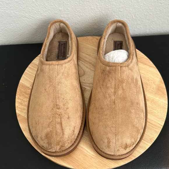 Skechers Men's Relaxed Fit Faux Suede Mule Slippers-Lemato - Picture 1 of 6